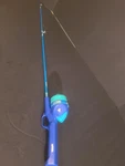 Tested Good South Bend Zoo Kids Themed Childs Spinning Reel & Fishing Pole (b). Fixed Price $32.00.