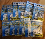 Gamakatsu 74414 Size 4/0 Super Line Ewg Fishing Hooks Qty X 12 Packs. Fixed Price $60.00.