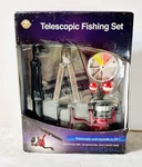 Protocol Telescopic Fishing Set 54" Rod Spinning Reel Multi-tool Tackle Kit. Fixed Price $22.80.