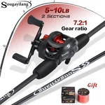 Sougayilang Fishing Rod Reel Combo Lightweight And High Carbon Casting. Fixed Price $31.11.