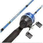 Wakeman Swarm Series Spincast Fishing Rod And Reel Combo Blue 5FT 4IN 80-FSH2000. Fixed Price $12.99.