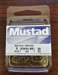 50 Mustad 92641-BR Size 8 Beak Hook Baitholder Forged Offset Down Eye Bronze. Fixed Price $11.99.