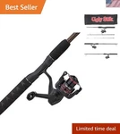 GX2 Spinning Reel & Fishing Rod Combo, 6'6" Medium - Ultimate Bass Gear. Fixed Price $147.53.