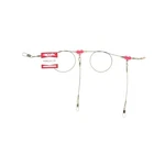 Boone 2 Drop Gulf 70 Lb Wire Rigs 10 Pack Lot Bottom Fishing Snapper Grouper. Fixed Price $19.95.