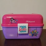 Shakespeare Barbie Fishing Tackle Box Purple And Pink - Euc. Fixed Price $9.99.