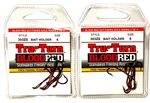 2 Packs Tru Turn Blood Red Size 4 Bait Holder Hook 6 Count Package 303ZS. Fixed Price $9.94.