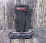 Vtg Kershaw Black Horse Ii 1060A Folding Pocket Knife & Case Discontinued Usa. Fixed Price $48.97.