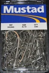 100 Mustad 34184DT-80 Size 8/0 Saltwater 60 Degree Jig Hooks Do It Molds. Fixed Price $38.99.