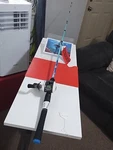Baicasting Fishing Rod Zebco Splash 6' Med 6-14LB And Reel Cabela's. Fixed Price $48.00.