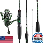 Sougayilang Spinning Casting Fishing Rod Reel Combos 2 Pc Sensitive. Fixed Price $68.68.