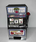 Trademark Poker Cherry Bonus Slot Machine Bank With Spinning Reels. Fixed Price $24.97.