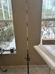 Vintage Penn Peer Stick Rod 2123P 6' Saltwater Split Handle Delmar Reel. Fixed Price $52.00.
