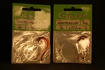 Gamakatsu Line 40 Size 5/0 Red Salmon/steelhead 3X2= 6 Leaders. Fixed Price $8.95.
