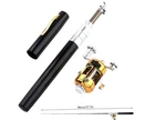 Mini Portable Pocket Pen Shape Aluminum Alloy Fishing Rod Pole Reel New. Fixed Price $13.99.
