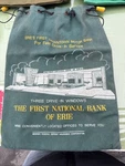 Vintage First National Bank Of Erie Pa Deposit Bag Coin Money 1970S Dark Green. Fixed Price $19.99.