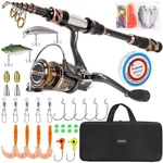 Plusinno Fishing Rod And Reel Combos 1.8M 5.91FT, Full Kit With Carrier Case. Fixed Price $97.19.