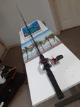 Baitcasting Fishing Rods Shakespeare 5'6" Med 6-12LB And Reel Ez. Fixed Price $40.00.