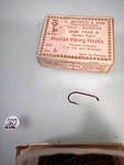 Antique Mustad Viking 7948 Hollow Point Hooks Cullen Collection. Fixed Price $15.99.