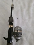 Vintage Zebco UL3 Classic Feathertouch Reel And Travel Telescoping Rod. Fixed Price $60.00.