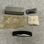 Kershaw Japan 4400ST Sabertooth Black 2 Blade Pocket Knife New In Box. Fixed Price $50.96.
