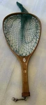 #1037 Ed. Cummings Antique Wooden Trout Landing Net 10" X 15". Fixed Price $55.00.