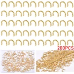 200PCS U-shaped Fishing Spinner Clevis Brass Easy Blade For Lure. Fixed Price $10.00.