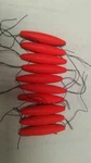 10 New 2.5" Fishing Plastilite String Floats 1/2". Fixed Price $20.00.