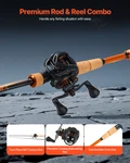 Vevor IM7 Carbon Fiber Baitcasting Combo 7-FOOT Medium-heavy Bass Rod. Fixed Price $82.99.