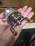 Vintage Pflueger Skilkast No. 1953 Fishing Reel Made Usa. Fixed Price $170.00.