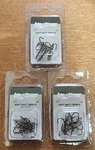 Lot 3. Eagle Claw Lake & Stream Soft Bait Treble Hooks. Size 4. 5 Per Pack. Fixed Price $5.99.