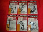 Owner Offset Shank Worm Hooks - Size 2/0 6 Packs Total !!!. Fixed Price $17.99.