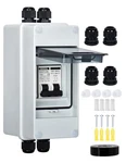 Ac Dc Circuit Breaker With IP65 Din Box For Solar Systems, 10 Amp Pole 12V-.... Fixed Price $32.71.