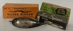 Vintage Johnson's Silver Minnow No. 2 With Box & Insert Fishing Lure. Fixed Price $29.99.