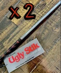 Lot Of 2 Rods -ugly Stik Inshore Select Spinning Fishing Poles 7 Ft Ml. Fixed Price $109.00.