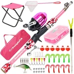 Daddygofish Kids Fishing Pole - Rod Reel Combo Tackle Box Starter Set First.... Fixed Price $64.27.