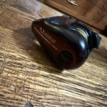 Vintage Zebco Quantum Pro 3 Ball Bearings Baitcast Fishing Reel Smooth Red Black. Fixed Price $18.00.