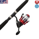 8' Big Game Fishing Rod Reel Combo Durable Lightweight Graphite Tubular Design. Fixed Price $62.17.