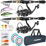 Plusinno Fishing Rod And Reel Combo Telescopic Pole Kit Spinning. Fixed Price $110.53.