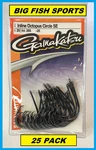 Gamakatsu #265 Inline Octopus Circle Se Hook Value Pack 2/0 265412-25 New!. Fixed Price $21.99.