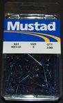 100 Mustad 4011E Blue Virginia Size Hooks Turned Down Eye 4011DBU-03 Tautog. Fixed Price $20.59.