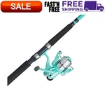 Berkley Fusion Spinning Combo, 9' Medium Heavy Fishing Rod, 60 Size Reel. Fixed Price $42.89.