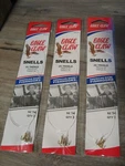 9 Snelled Eagle Claw 2X Treble Fishing Hooks - Size 14 Gold #673. Fixed Price $15.80.