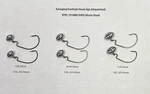 Swinging Football Head Jig (unpainted) Vmc Hooks (pack Of 5). Fixed Price $10.25.
