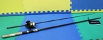 Daiwa Shock Spinning Combo 7' 0" Rod W/3000-B Reel 1BB Spooled DSK30-B/F702M-12C. Fixed Price $28.99.