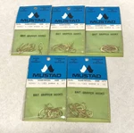 Mustad P/n 92662 Size Gold Beak Sliced Shank Bait Gripper Hooks Qty. 50 Norway. Fixed Price $13.99.