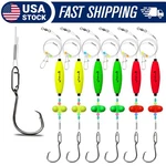 6PCS Newstyle Catfish Rigs - Santee Float 90LB Leader Line And Circle Hooks. Fixed Price $19.99.