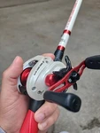 Abu Garcia Major League Fishingcombo 7'3" Heavy Rod 3/8 To 1/2OZ. Fixed Price $120.00.