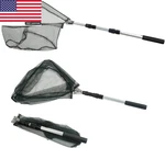 Fishing Landing Net With Telescoping Pole Handle, Freshwater For Kid. Fixed Price $22.66.