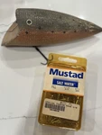 Mustad Saltwater Fishing Hooks, Specifically The O'shaughnessy Model 7766. Fixed Price $100.00.