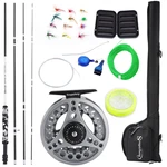 Sougayilang Standard Fly Fishing Combo Starter Kit 5/6 Weight 9 Rod. Fixed Price $137.21.